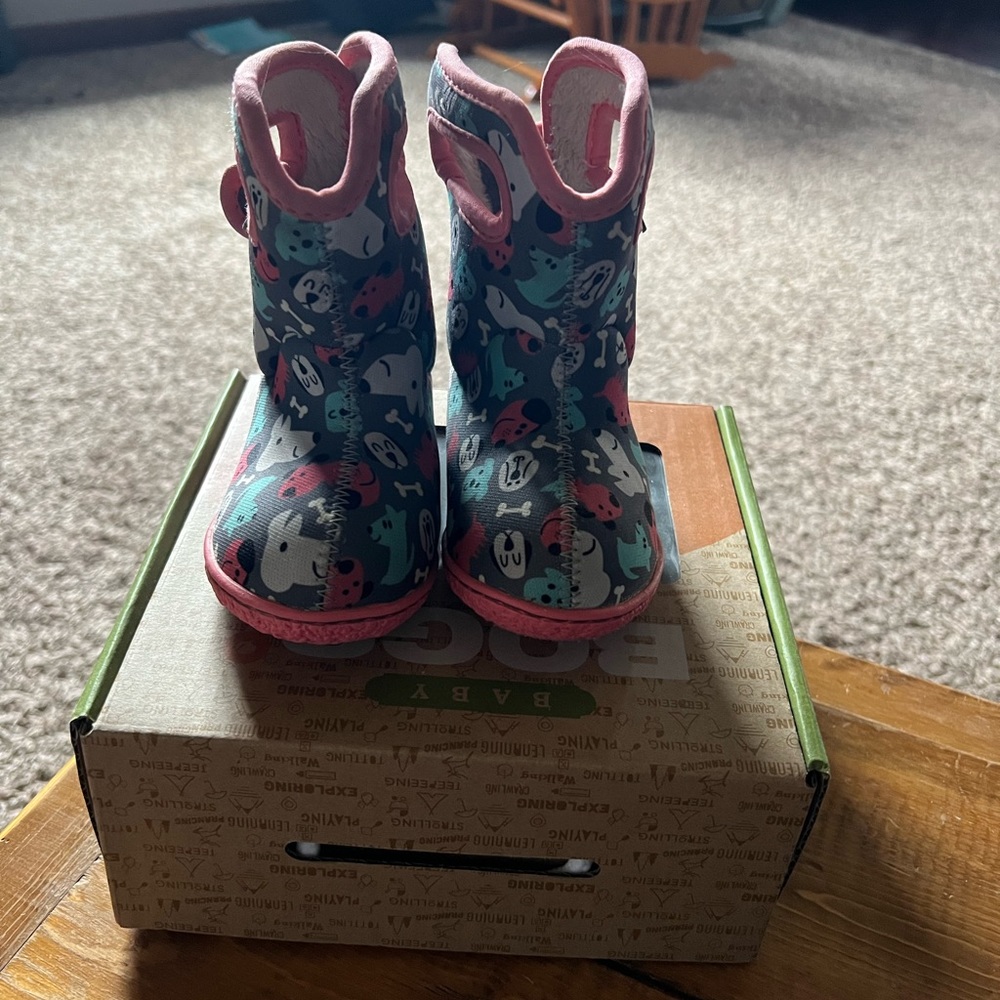Bogg Girl Toddler Puppy Boots